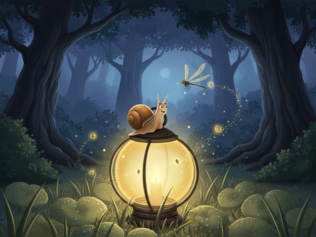 Die kleine Schnecke Til und der Nachtgarten